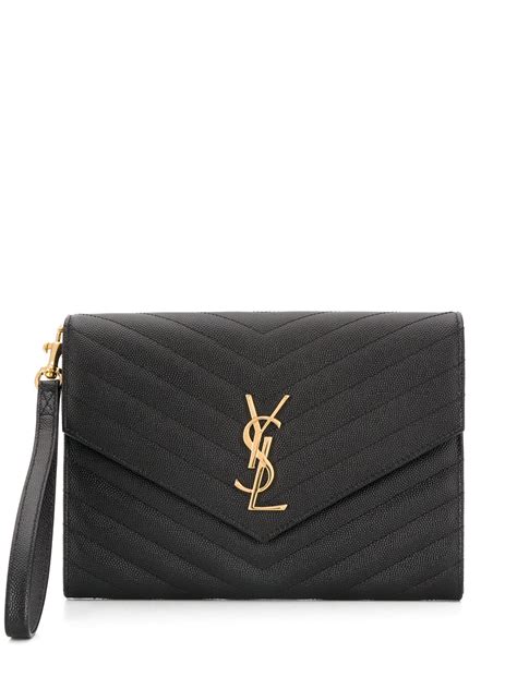 ysl new pouch monogram avec removi|ysl clutch bag.